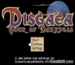 disgaea hour of darkness rom ps2